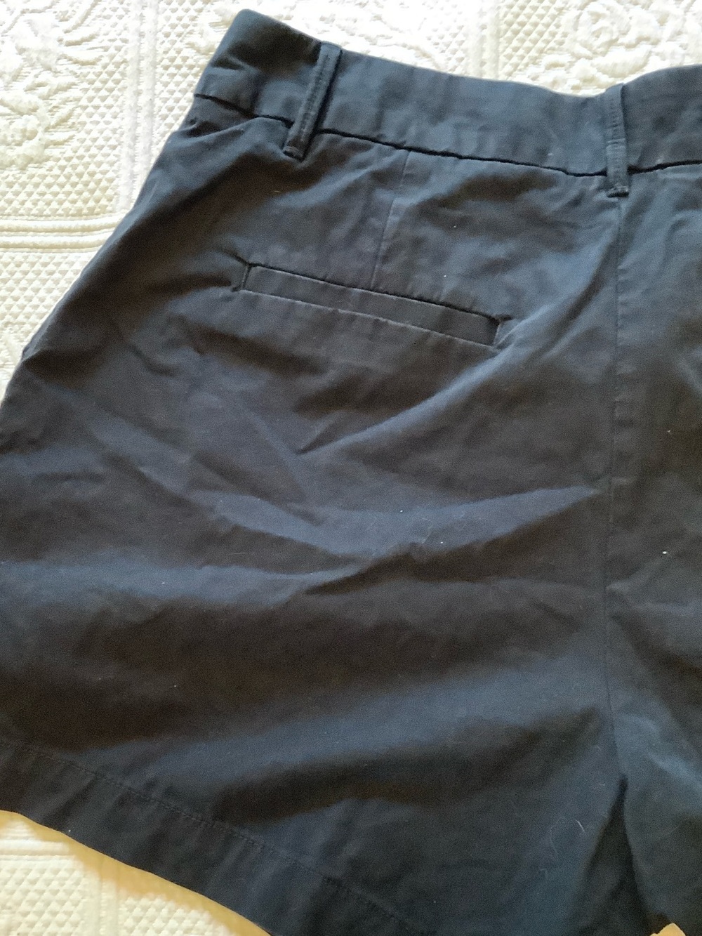 GAP Black High-Rise Pleated Women's Shorts - Picture 11 of 12